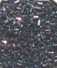 50g 5x4x2mm Metallic Purple AB Tile Beads